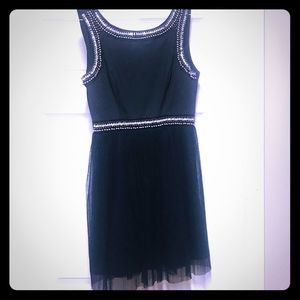 Love Reign black embellished dress Size 7 Juniors